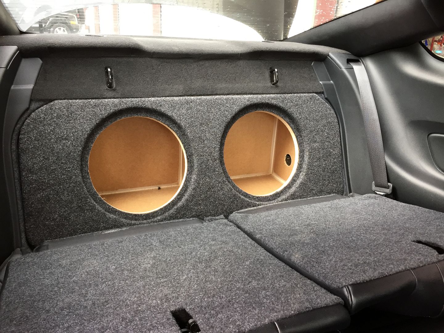 ZEnclosures 2015+ Mustang 210" FRONT FIRE Subwoofer Sub Box WITH ***GT